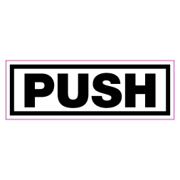 Push sticker