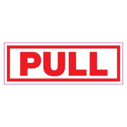 Pull sticker - DS1001107