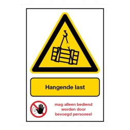 Hangende last sticker - DS1001134