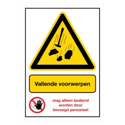 Vallende voorwerpen sticker - DS1001136