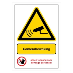 Camerabewaking sticker - DS1001140