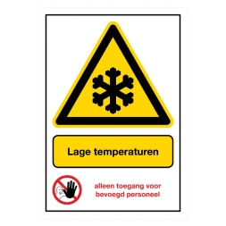 Lage temperaturen sticker - DS1001156