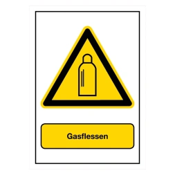 Gasflessen sticker - DS1001161