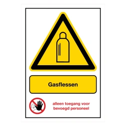 Gasflessen sticker - DS1001162