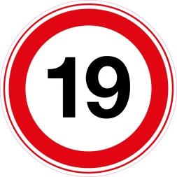 19 sticker