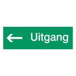 Uitgang sticker - DS1001361