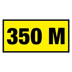 350 m sticker