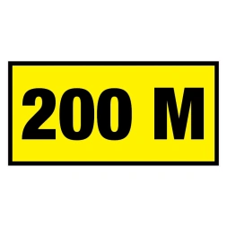 200 m sticker