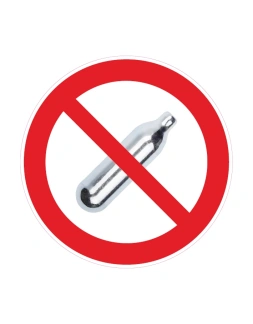 Lachgas (Nitrous Oxide) verboden sticker
