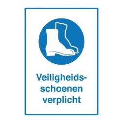 Veiligheidsschoenen verplicht sticker - DS1001650