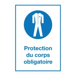 Protection du corps obligatoire sticker