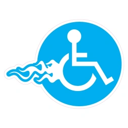 Rolstoelen sticker