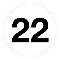 Magazijnsticker 22 (wit)
