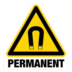 Permanent sterk magnetisch veld sticker