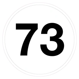 Magazijnsticker 73 (wit)