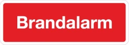 Brandalarm sticker - DS1001885