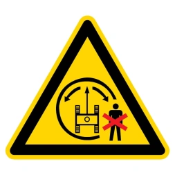 Niet in draaicirkel komen sticker