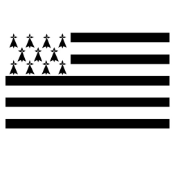 Vlagsticker Bretagne