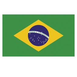 Vlagsticker Brazilië