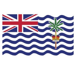 Vlagsticker Brits Indische Oceaanterritorium