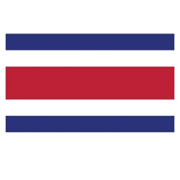 Vlagsticker Costa Rica