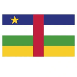 Vlagsticker Centraal-Afrikaanse Republiek