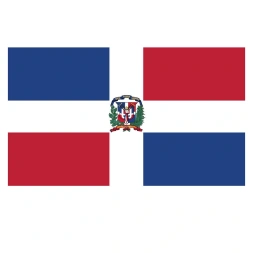 Vlagsticker Dominicaanse Republiek