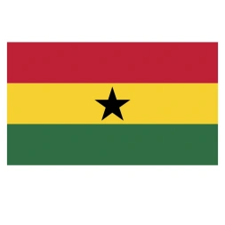 Vlagsticker Ghana