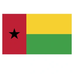 Vlagsticker Guinee-Bissau, Republiek