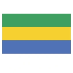 Vlagsticker Gabon
