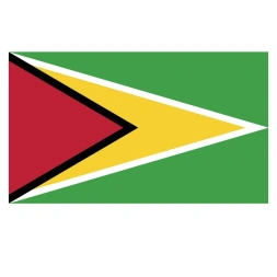 Vlagsticker Guyana