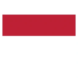 Vlagsticker Indonesie