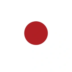 Vlagsticker Japan