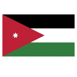 Vlagsticker Jordanië