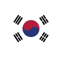 Vlagsticker Zuid-Korea