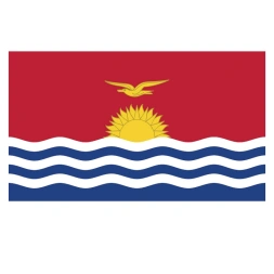 Vlagsticker Kiribati, Republiek