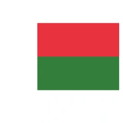 Vlagsticker Madagaskar