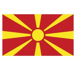 Vlagsticker Macedonie