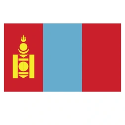 Vlagsticker Mongolië