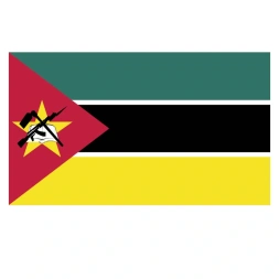 Vlagsticker Mozambique