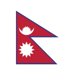 Vlagsticker Nepal