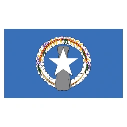 Vlagsticker De Noordelijke Marianen