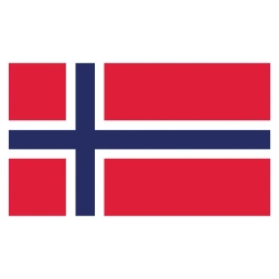 Vlagsticker Noorwegen