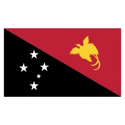 Vlagsticker Papoea-Nieuw-Guinea