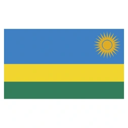 Vlagsticker Rwanda