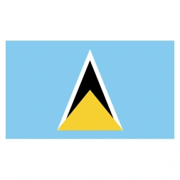 Vlagsticker Saint Lucia