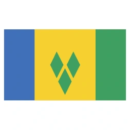Vlagsticker Saint Vincent en de Grenadines