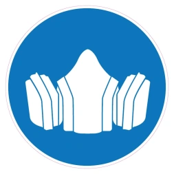 Koolstofmasker sticker