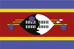 Vlagsticker Swaziland