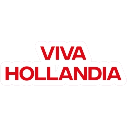 WK Sticker Kopen – “Viva Hollandia” Rood 100mm voor €1
